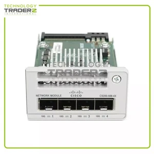 C9200-NM-4X Cisco Catalyseur 9200 Quad Port 10Gbps SFP+ Réseau Module - Picture 1 of 1
