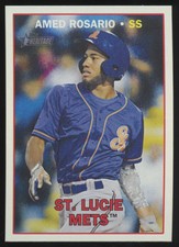 2016 TOPPS HERITAGE MINOR LEAGUE #156 AMED ROSARIO  ST. LUCIE METS