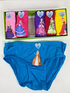 SOPHIA Princess 6 Girls XL Panties FairyCore Pink Yellow Briefs Waist 21-22" NEW - Picture 1 of 14