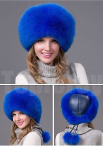 Fur Blue Hats for Women for sale | eBay