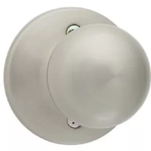 (4)-Kwikset Satin Nickel Polo Interior Dummy Door Knob 488P 15 CP - Picture 1 of 1