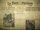 WW2 BOMBARDEMENT BANLIEUE PARISIENNE ATTENTATS PETIT PARISIEN 28/04/1944