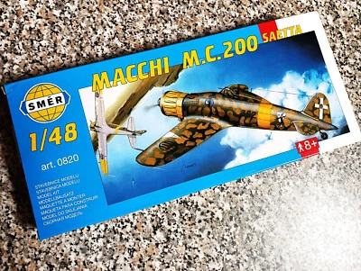 MACCHI MC 200 Saetta ,   kit plastica SMER 1/48 Regia Aereonautica - Immagine 1 di 3
