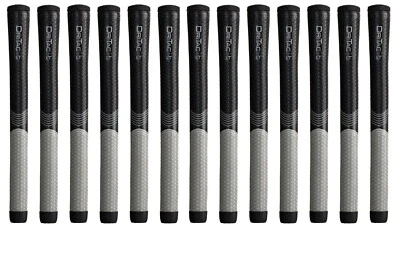 Set of 13 Winn Dri-tac LT (less Taper) Golf Grip Midsize 6LTDT-BKG