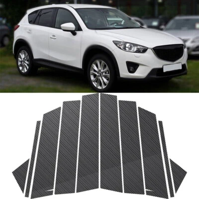Наклейка на стойки из углеродного волокна подходит для Mazda CX-5 2013-2016 годов выпуска - Изображение 1 из 4