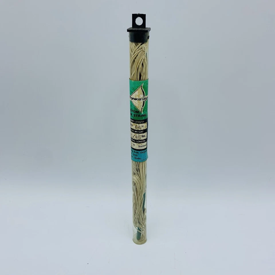 Browning Custom Bow String AMO 64” 35/45lbs 61” Stretched Vintage NOS Archery - Image 1 of 4