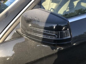 2010-2014 MERCEDES BENZ E350 Power Side View Mirror Left Driver Black Sedan 9028 - Foto 1 di 12