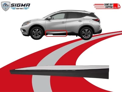 Se adapta al lado del conductor delantero izquierdo Nissan Murano 2015-2020 puerta moldura inferior moldura Foto 1 de 4