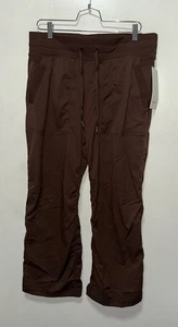 NEU Lululemon Tanzstudio mittelhohe Hose * kurz LVCK braun Größe 12 - Bild 1 von 5