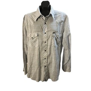 Vintage Wrangler USA Made Western Shirt - XL - Snap Button - Picture 1 of 9