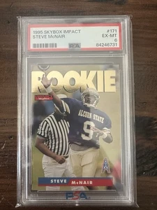 SkyBox Impact 1995 Steve McNair novato PSA 6 Alcorn State Estate Find - Imagen 1 de 2