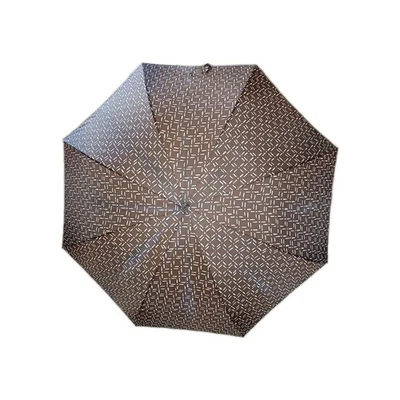 Paraguas antiniebla Clipper Mist de London geométrico marrón 100 % nailon Foto 1 de 4