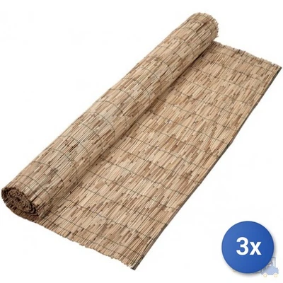 3X ARELLA PAPILLON CON CAÑAS DE HILO EN METAL MT 2 X 5 - Imagen 1 de 2