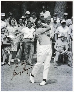 GARY PLAYER Signed 10x8 Photo GOLF CHAMPION & LEGEND COA - Picture 1 of 1