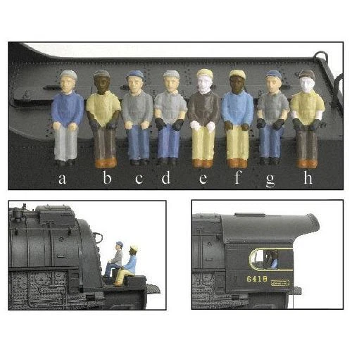 Broadway Limited 1005 HO Figuras Pintadas de Ingeniero y Bombero Paquete de 2 B (C,H) Foto 1 de 1