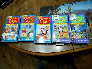 Lot Of 5 Disney Winnie the Pooh VHS 2 Friemdship 3 Storybook - Picture 1 of 3