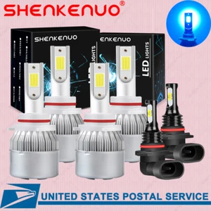 For Chrysler 300 2005-2009 - 6x 8000K LED Headlight High Low Fog Bulbs Combo Kit - Bild 1 von 12