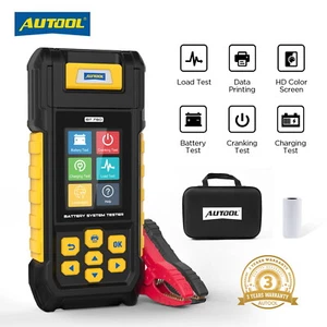 12V 24V Car Battery Tester Battery Load Tester Cranking Charging with Printer - Bild 1 von 15