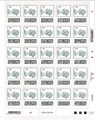 Gb 2022  Barcoded Sheet Of 25 X 2p Stamps Brand New Complete Sheet • 2.13£