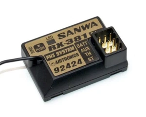 Sanwa RX-381 FHSS-3 Empfänger SAN107A41071A M17, M12, MT-44, Exzes ZZ, MT-S, .. - Bild 1 von 1