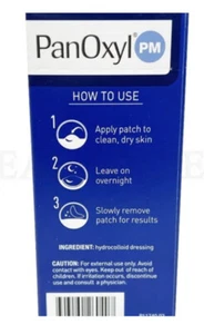 PanOxyl PM Overnight 40 Spot Patches Eliminate Blemishes AcneTreatment clear - Picture 1 of 2