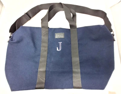 Original Giorgio Armani Duffle Shoulder Travel Bag - Navy Blue - Image 1 of 4