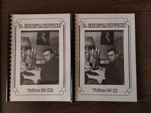 Shostakovich Reprint Quartets 1-8 for two violins alt cello - Picture 1 of 10