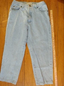 VTG 1990s County Seat Loose Fit Denim Mom Jeans Button Fly Size 11/12L - Picture 1 of 15