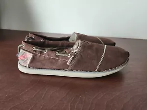 BOBS from Skechers Women's Size 9 Shoes Brown Slip On Comfort Flat Casual - Picture 1 of 7