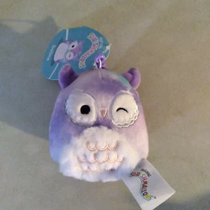 "Malvavisco Solina el Búho Clip En Peluche Juguete 3.5"" Nuevo Con Etiquetas" - Imagen 1 de 2