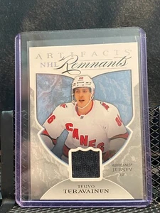 Teuvo Teravainen 2022-23 Artifacts - NHL Remnants - Jersey - Hurricanes - Picture 1 of 2