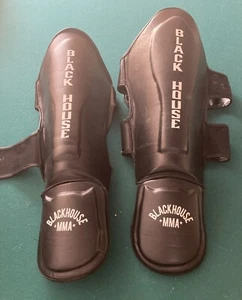 Blackhouse MMA Shin Guards Black. Size Medium 21.5” Long. Never Used Brand New! - Picture 1 of 3