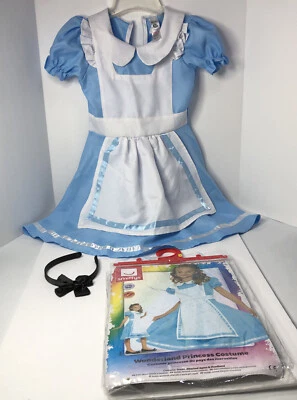 Disfraz de princesa Smiffys Wonderland, azul (talla S) 4-6 años ver fotos Foto 1 de 4