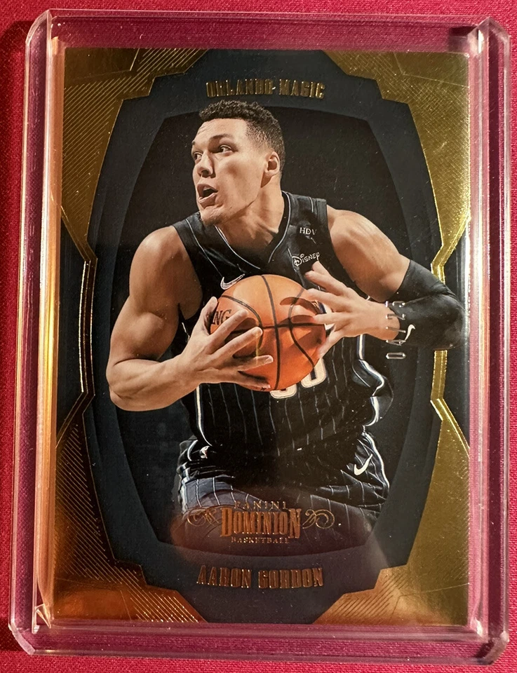 2018-19 Panini Dominion Gold /25 Aaron Gordon #13 Orlando Magic - Image 1 of 2