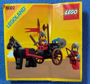 LEGOLAND - 6022 instruction manual only - Horse, Cart & Knight - Vintage 1984 -a - Picture 1 of 3