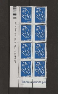 FRANCE YVERT n° 4153 neuf sans charnière - bloc de 8 coin daté - Imagen 1 de 1