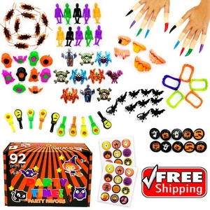 92 PCS Halloween Goodie Bag Fillers - Party Favors for Kids Trick or Treat Toys - Picture 1 of 8