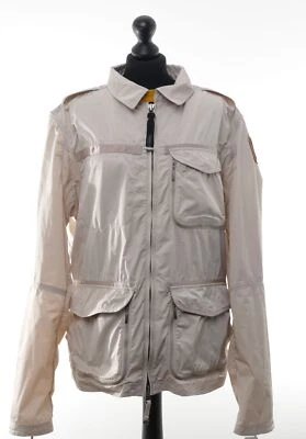 Parajumpers Windbreaker Ladies Summer Jacket 2XL Beige Light Lightweight Short - Image 1 of 4