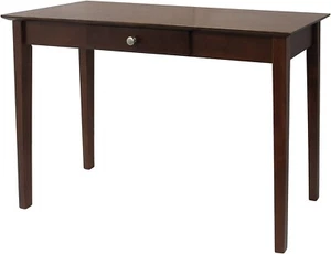 Writing Desk For Small Spaces Home Office Laptop Workstation Table Computer Wood - Picture 1 of 4