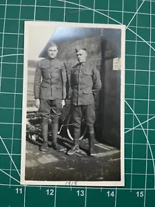 WW1 Doughboy Soldier Photo 88th Division Patch Visible Photo WWI RPPC - Picture 1 of 2