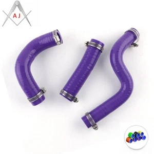 For KAWASAKI KX80 1998-2000/KX85 01-13/KX100 98-13 Silicone Radiator Hose Purple - Picture 1 of 7