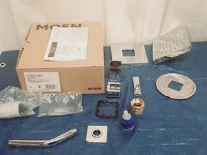 Moen UTS3715EP 90 grados M-CORE kit de moldura de ducha de rendimiento ecológico en cromo *LEER* - Imagen 1 de 8