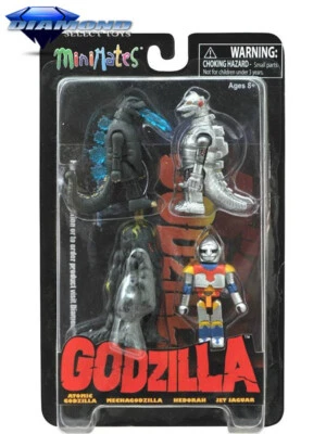 Diamond Select Toys Godzilla Minimates Serie 2 Figuras Juego de 4 Nuevas y En Stock Foto 1 de 3
