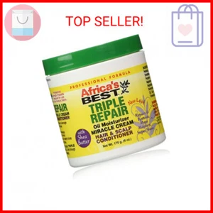 Africa's Best Triple Repair Oil Moisturizer Hair and Scalp Conditioner, 6 Ounce - Picture 1 of 2