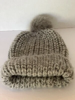 Boné gorro H&M - Cinza - Malha de cabo - Tamanho único! - Imagem 1 de 3