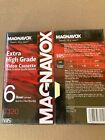 Magnavox VHS Blank Tape T-120 Extra High Grade Video Cassette 6 Hour Lot of 2