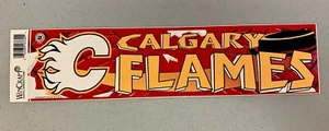 Calgary Flames Vibrant Official NHL Team Logo Car Bumper Sticker Decal Decor NEW - Picture 1 of 5
