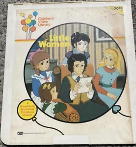 RARE FORMAT CED Video Little Women TOEI Japan Anime Capacitance Electronic Disc - Imagen 1 de 5
