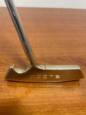 Cobra CNC Classic B Brass Putter Vintage Golf Club Original Grip Used - Image 1 of 4