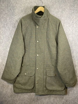 Chaqueta Hoggs of Fife Field Pro Para Hombres XL Tweed Lana Caza Tiro Abrigo Foto 1 de 4